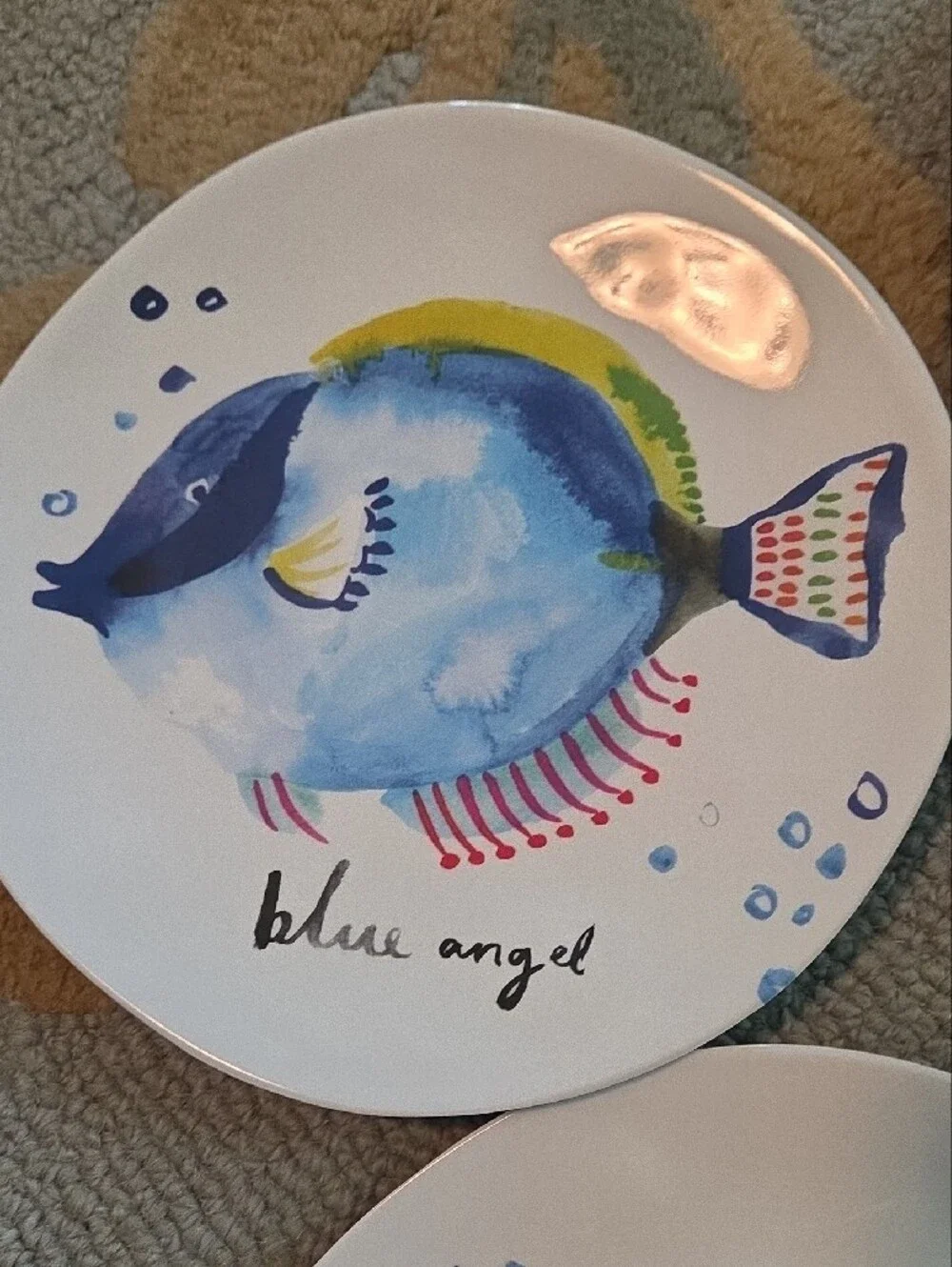 Pier 1 Set Of 4 Melamine 9 Inxh Plates